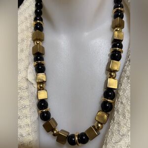 Vintage Trifari Iridescent Beaded Necklace